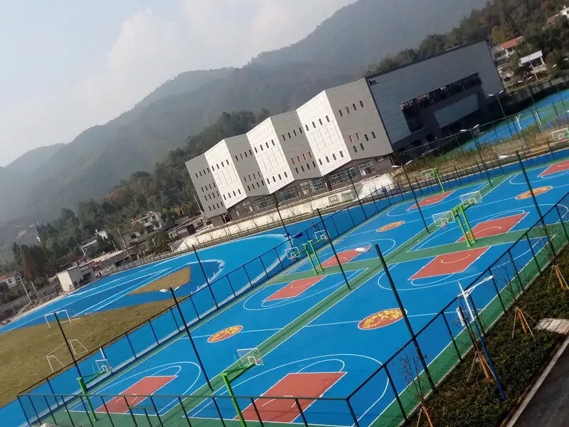 杭州临安中学篮球场